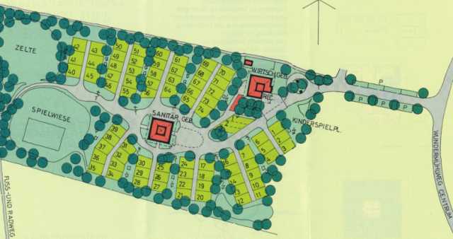 Campingplatz Straubing - Lageplan